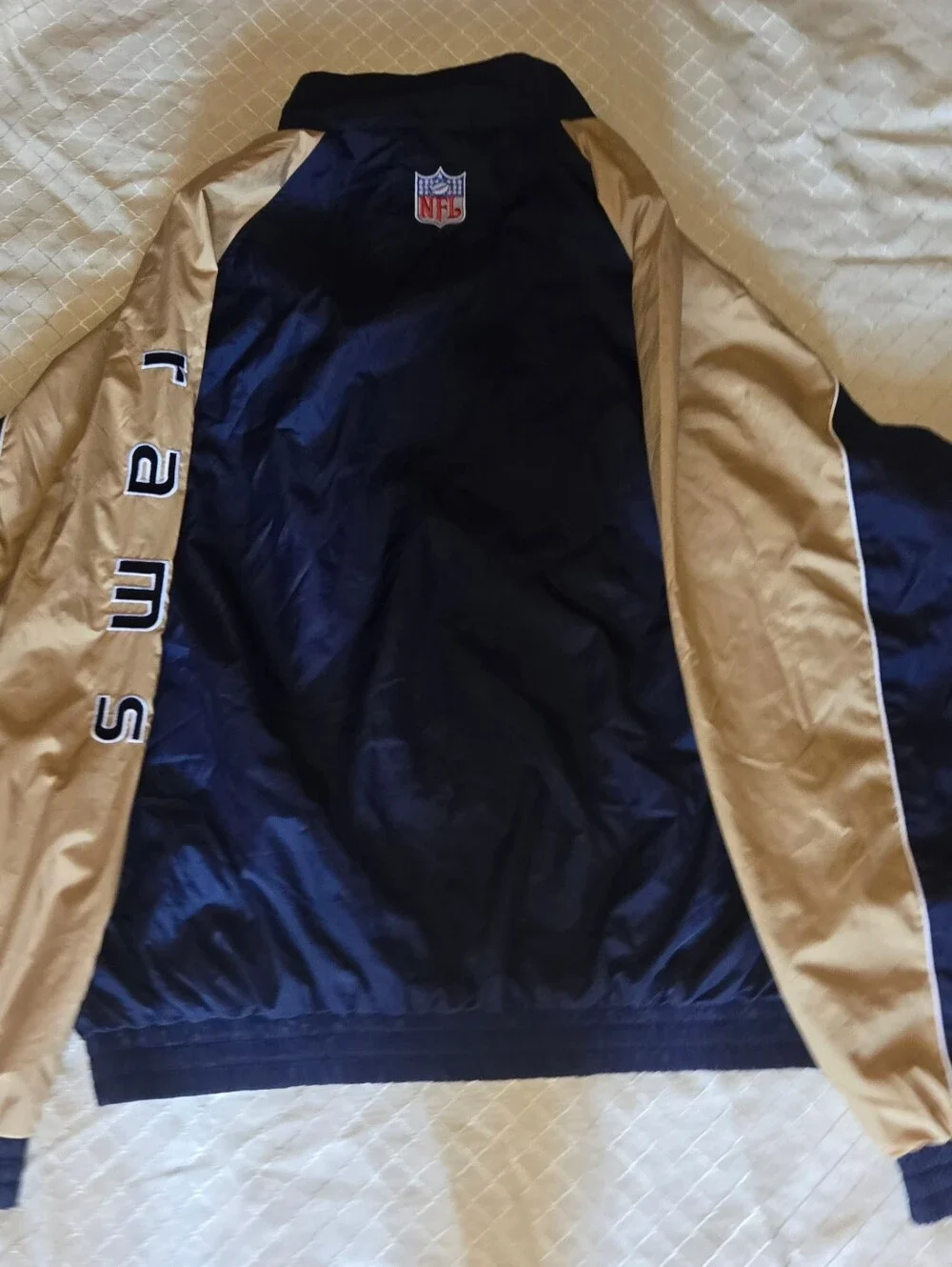 Puma Rams Navy & Gold Windbreaker Jacket